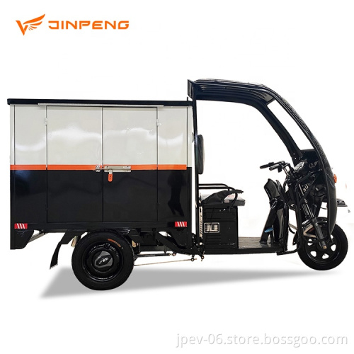 JINPENG Electric Tricycle 3 Wheel Adult Car Customized Color Cheap Price Silent Environment Friendly for Cargo